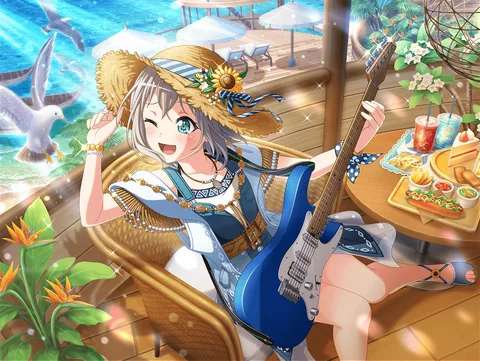 绽放在夏日的笑容
