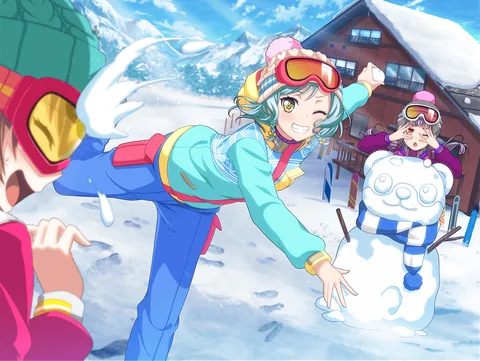 滑雪场最棒了！
